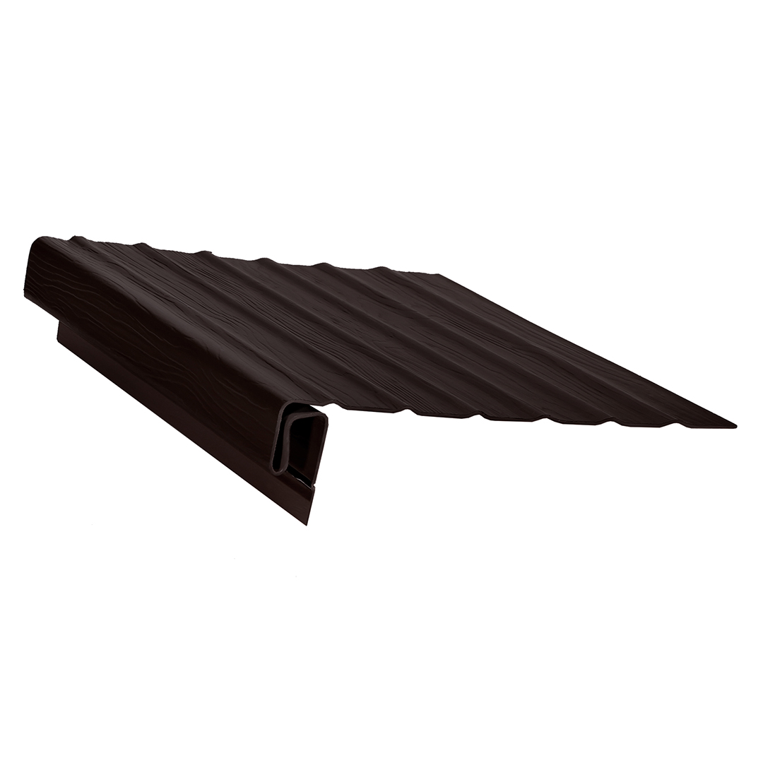 J-ПРОФИЛЬ С ФАСКОЙ FINEBER CLASSIC COLOR КОРИЧНЕВЫЙ (RAL 8017) 3050ММ