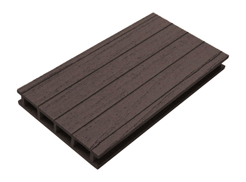 Террасная доска ДПК Steindorf Plisse 140*6000*25 Темно-коричневая