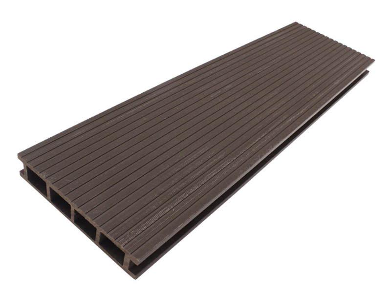 Террасная доска ДПК Steindorf Cord 140*4000*25 Темно-коричневая