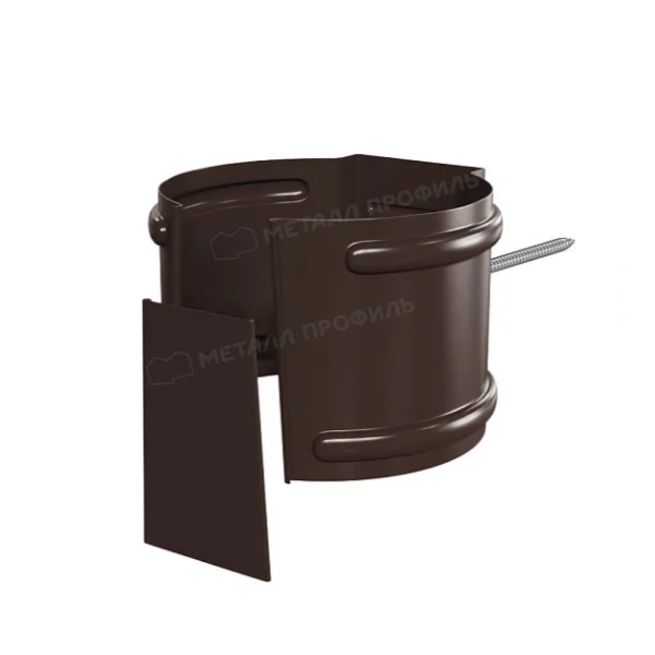 Держатель трубы (на кирпич) D100 RAL 8017 Foramina МеталлПрофиль