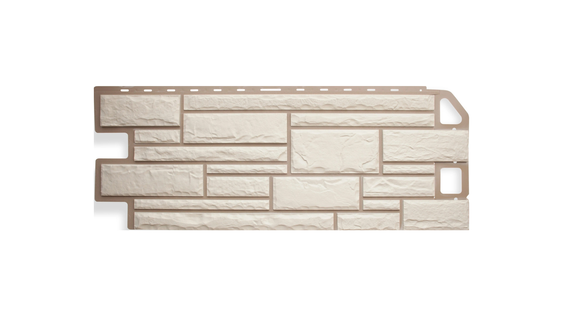 Фасадная панель АЛЬТА-ПРОФИЛЬ Камень Белый