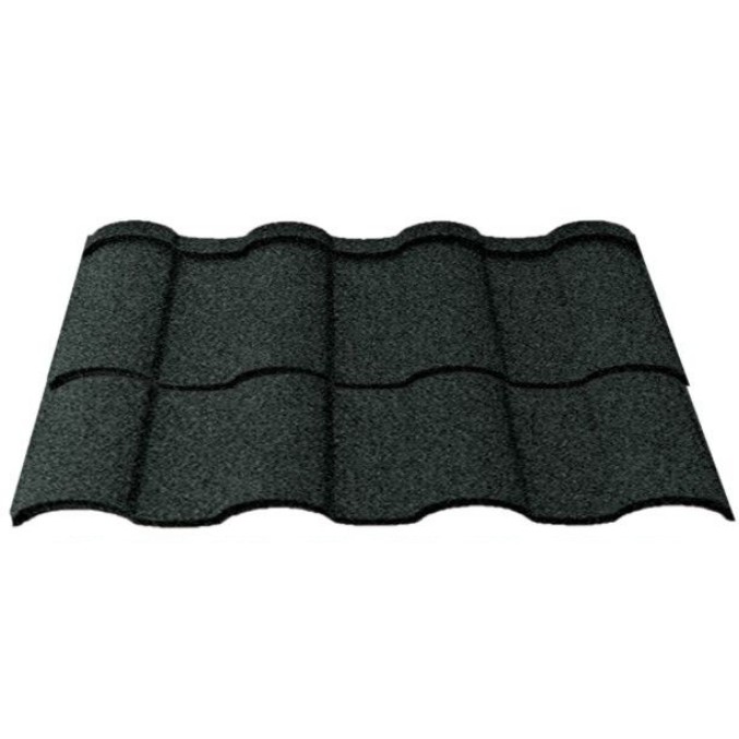 Композитная черепица GREEN GROWTH Roman Tile green_black