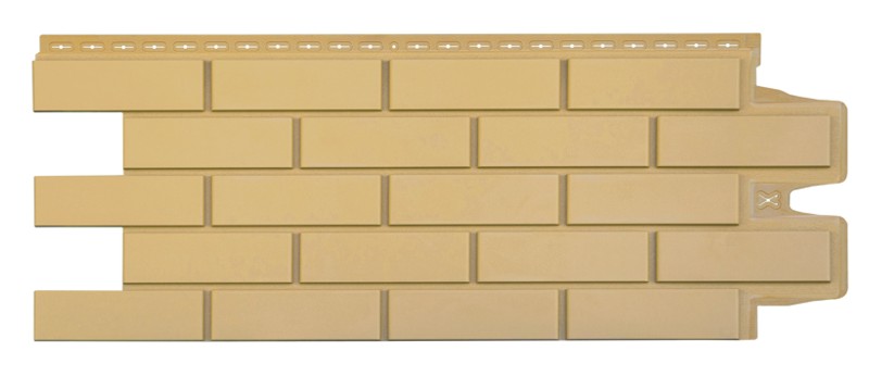 Фасадная панель Grand Line Classic Клинкерный кирпич Песочный