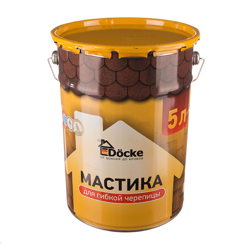 Мастика кровельная Docke, 5 л