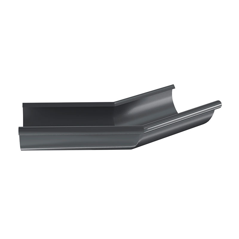 Угол желоба внешний 135 гр. Aquasystem (Аквасистем) PU RAL 7024 (Серый) 90/125