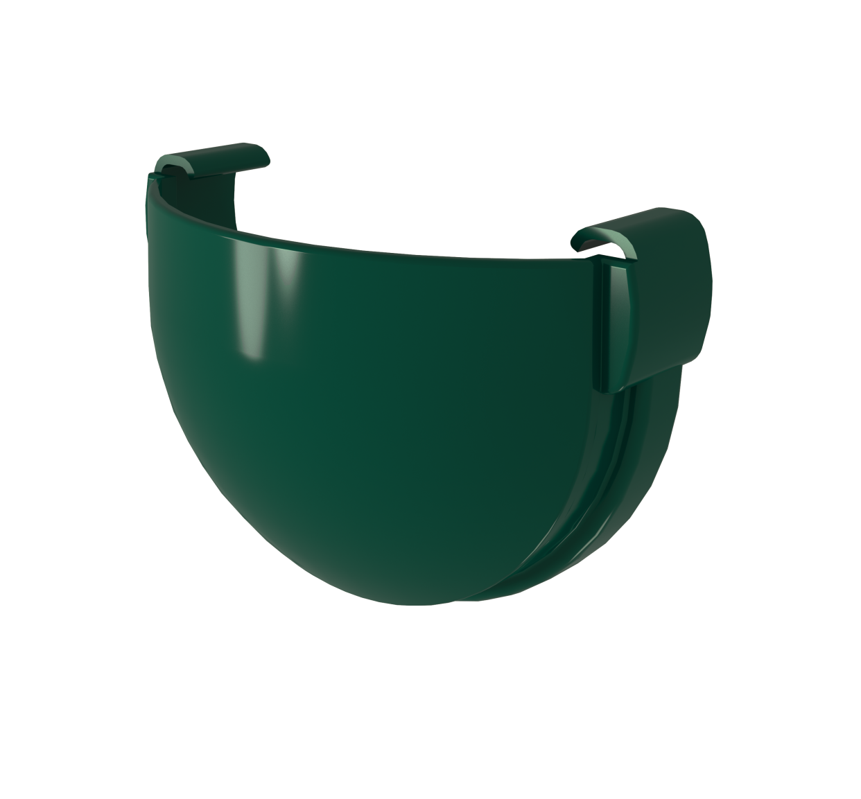 Заглушка желоба Дизайн ПВХ Гранд Лайн, Зеленый, 135