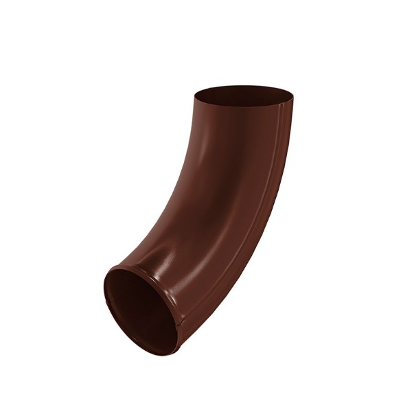 Отвод трубы Aquasystem (Аквасистем) PU RAL 8017 (Коричневый) 90/125