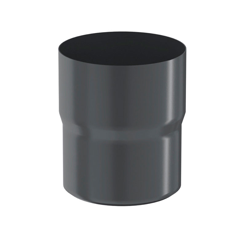 Соединитель трубы Aquasystem (Аквасистем) PU RAL 7024 (Серый) 100/150