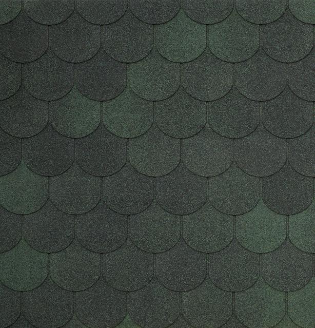 Мягкая кровля Tegola АСИЗИ Зелёный (ASSISI Verde 473) (1 кв.м.)