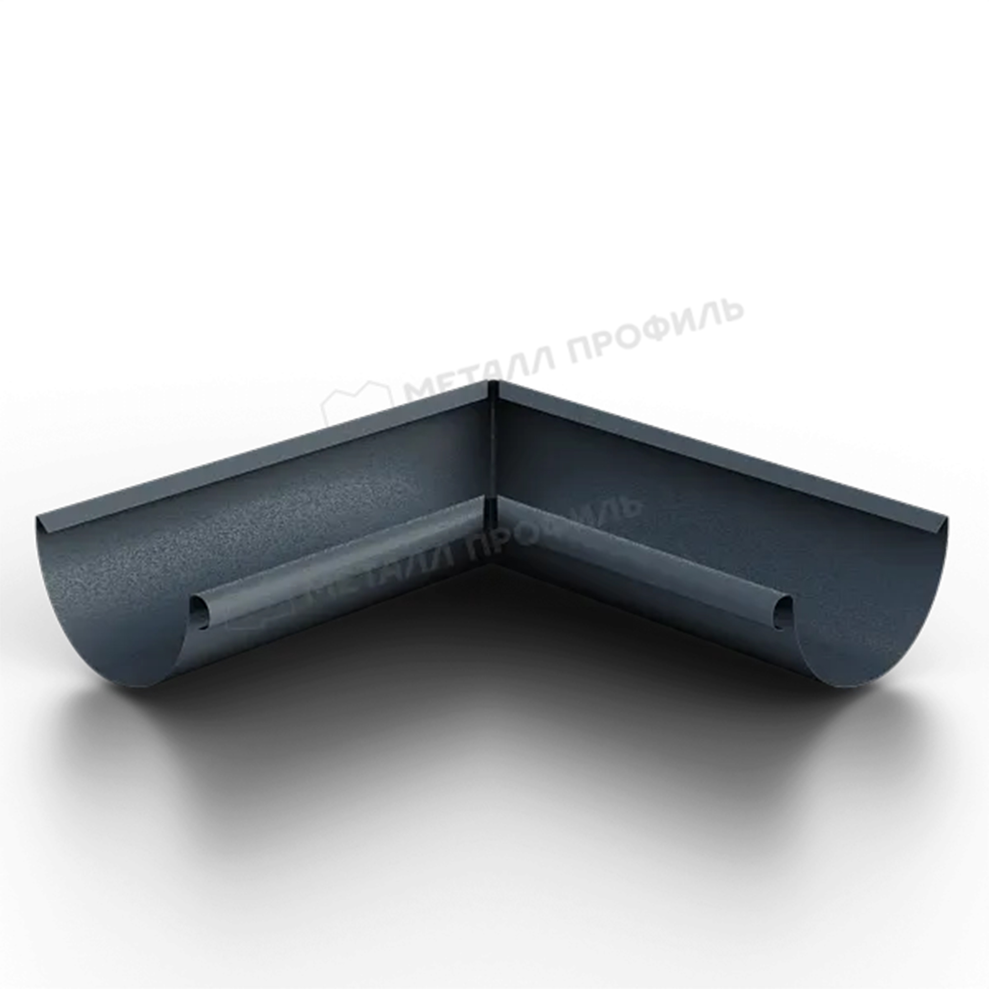 Угол желоба внутренний D125 Foramina Freeze (FRZ_D-01-Grey\Grey-0.6)