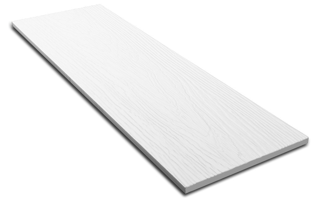 Сайдинг фиброцементный Decover Snow 3600x190x8 мм