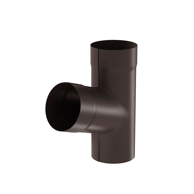 Тройник Aquasystem (Аквасистем) PU Matt RR 32 темно-коричневый 90/125